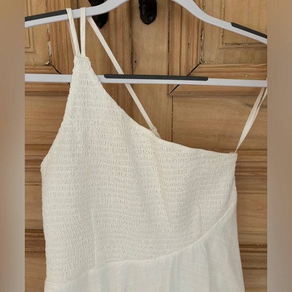 URBAN OUTFITTERS DHALIA ASYMMETRICAL SMOCKED MINI DRESS NWT - Picture 6 of 8